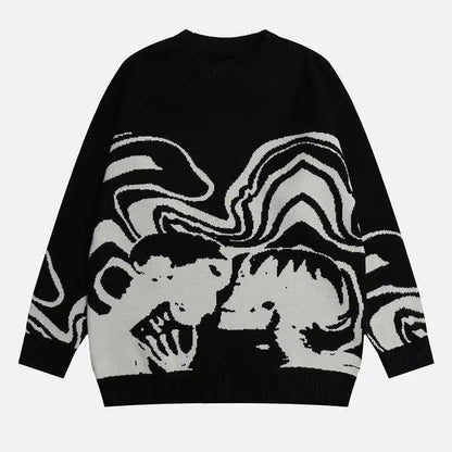 The Skeleton Knit Sweater | Premium Cotton