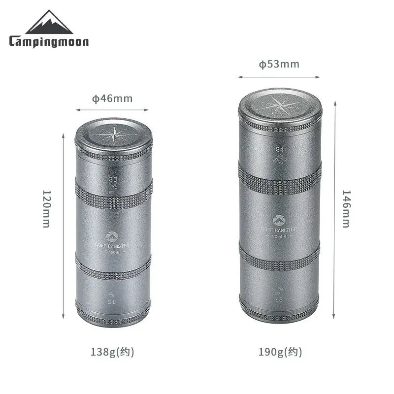 SEALED TRAVEL CAN               ‘COFFEE BEANS & TEA’