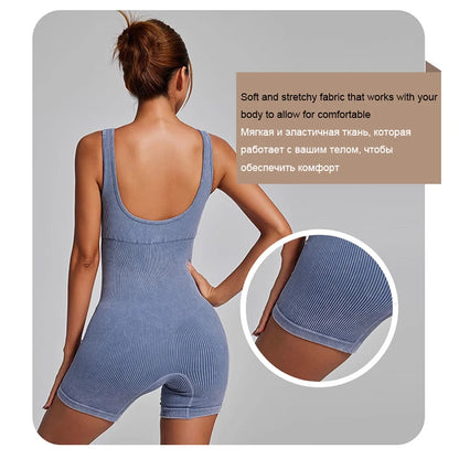 Women's Ribbed Training Bodysuit