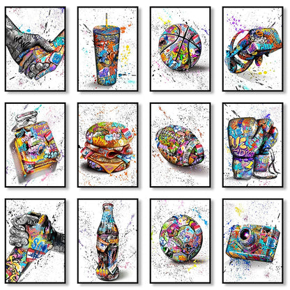 URBANART GRAFFITI CANVAS & SPORTS PRINT
'STREET SCENE'