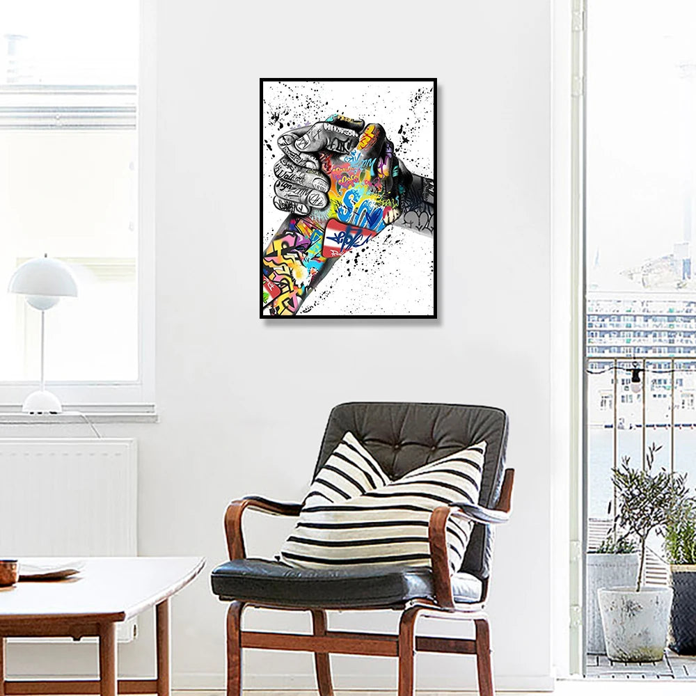 URBANART GRAFFITI CANVAS & SPORTS PRINT
'STREET SCENE'