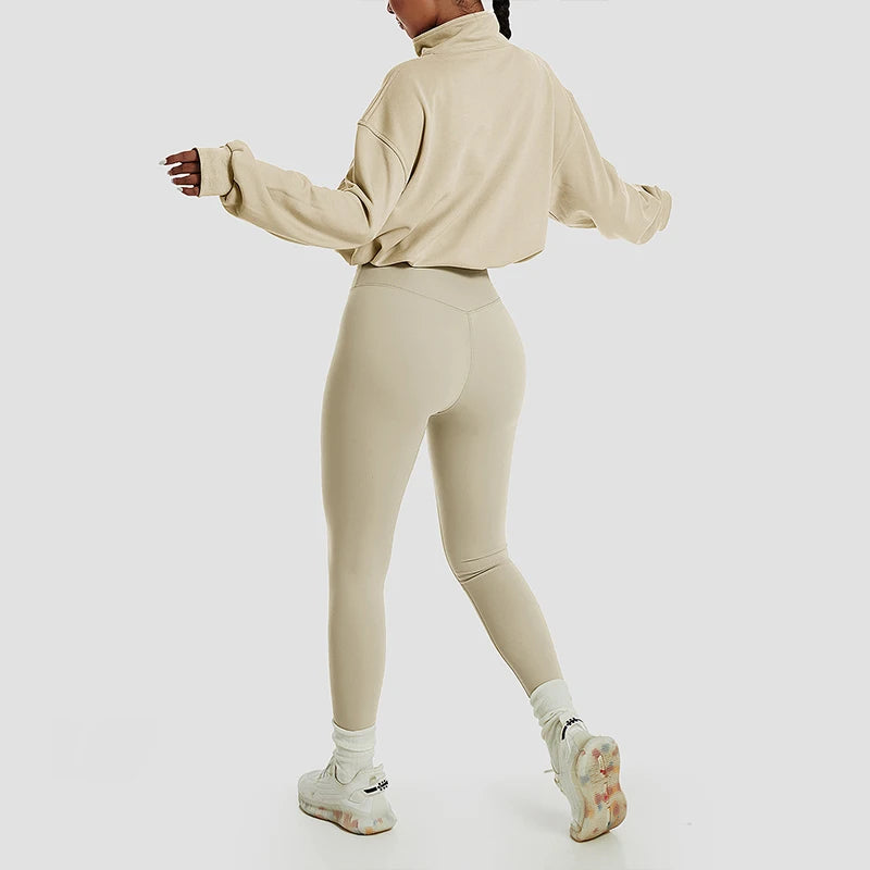 A.V Cozy™ - Enjoy Your Rest Days with Our Women's 1/2 Zip Pullover
