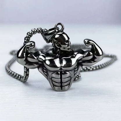 MUSCLE PENDANT NECKLACE 'Multicolor'