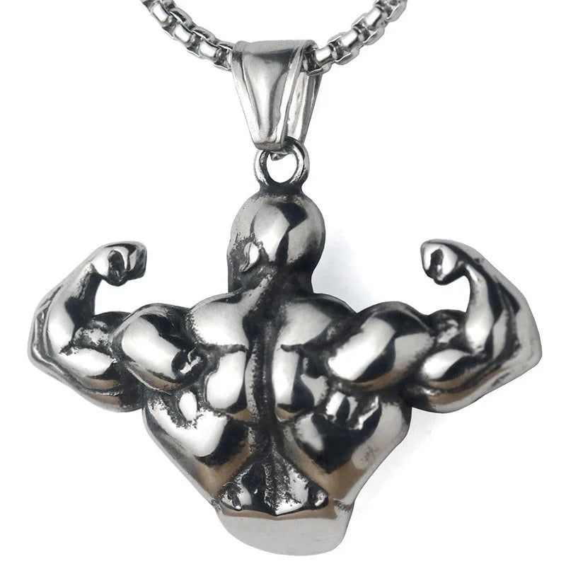 MUSCLE PENDANT NECKLACE 'Multicolor'