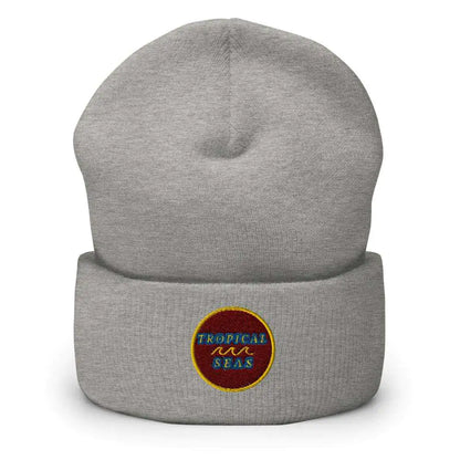 Tropical Maroon Beanie  
Unisex & Multi-Color