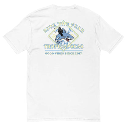 Men's Ride the Fear Shark T-shirt