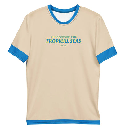 MEN'S TROPICAL SUNRISE SAILOR T-SHIRT 'ISLAND WHITE'