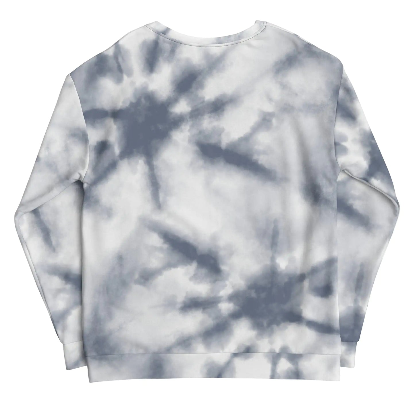 GREY TIE-DYE VIBE TROPICAL SWEATSHIRT 
'SMOKEY HUE'