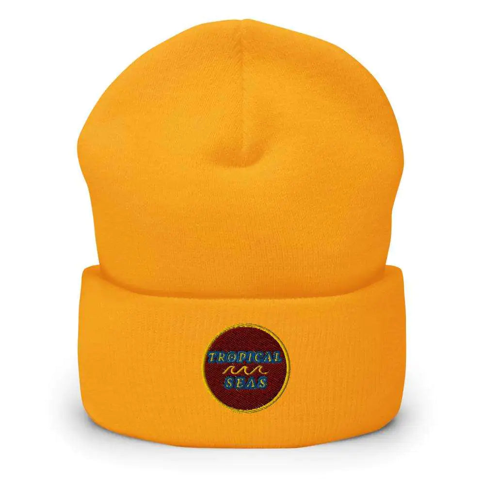 Tropical Maroon Beanie  
Unisex & Multi-Color